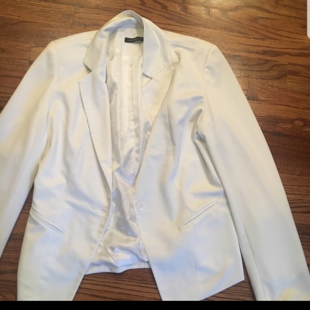 White blazer